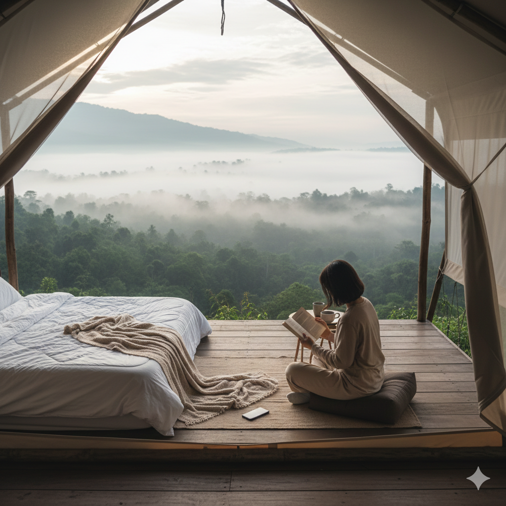 Digital Detox di Pedalaman Asia: Destinasi Glamping Tanpa Sinyal.