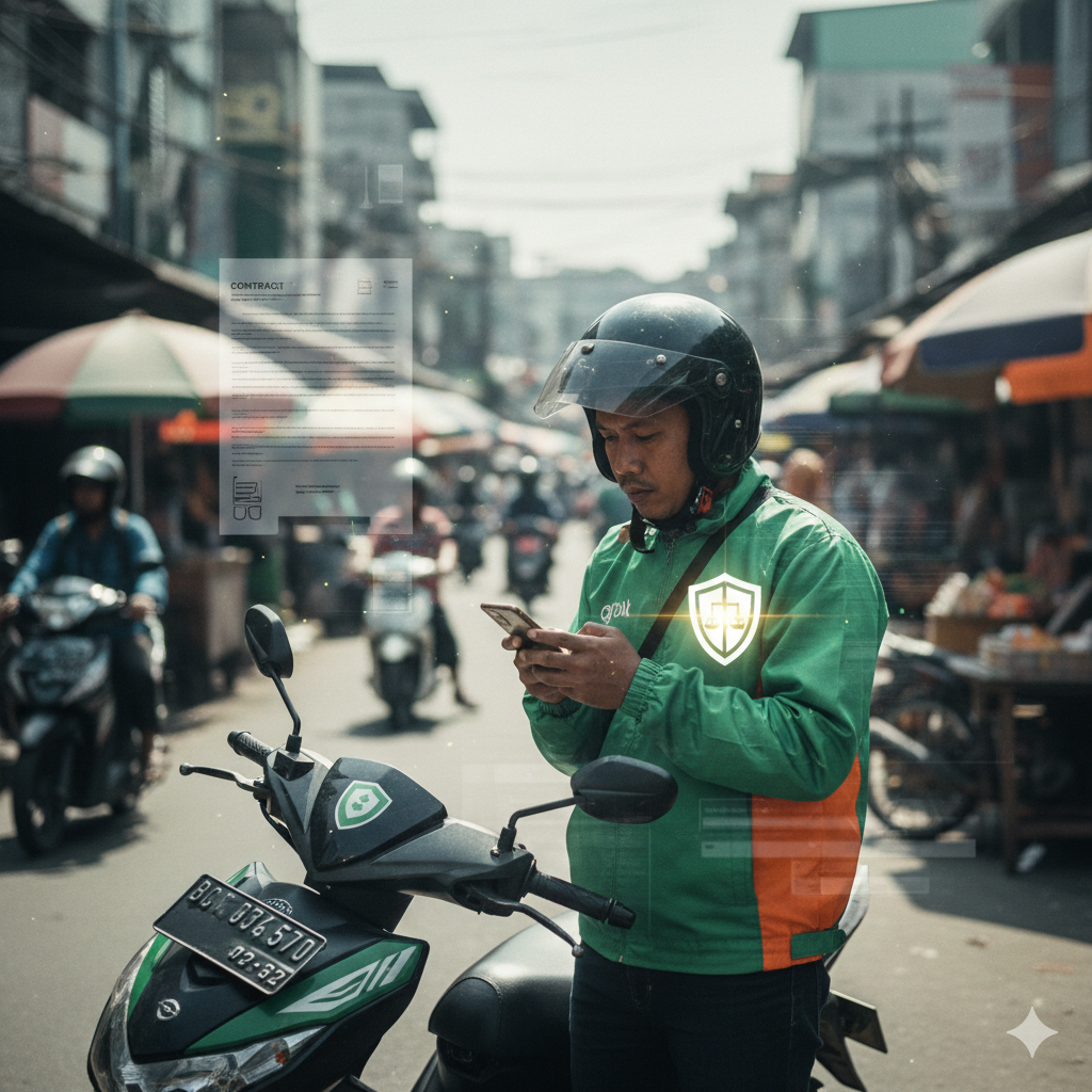 Isu Hak Buruh Gig Economy di Asia: Regulasi untuk Pengemudi Ojek Online di Vietnam dan Indonesia.